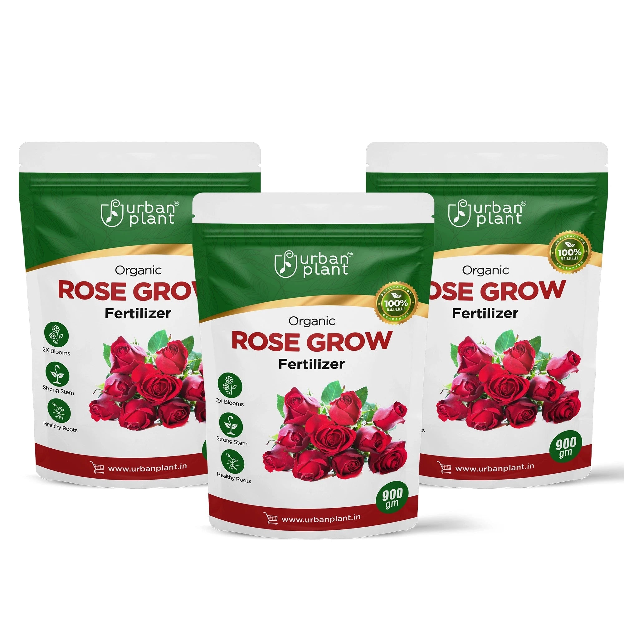 Rose Grow Fertilizer Potting Mix Urban Plant Pack of 3 