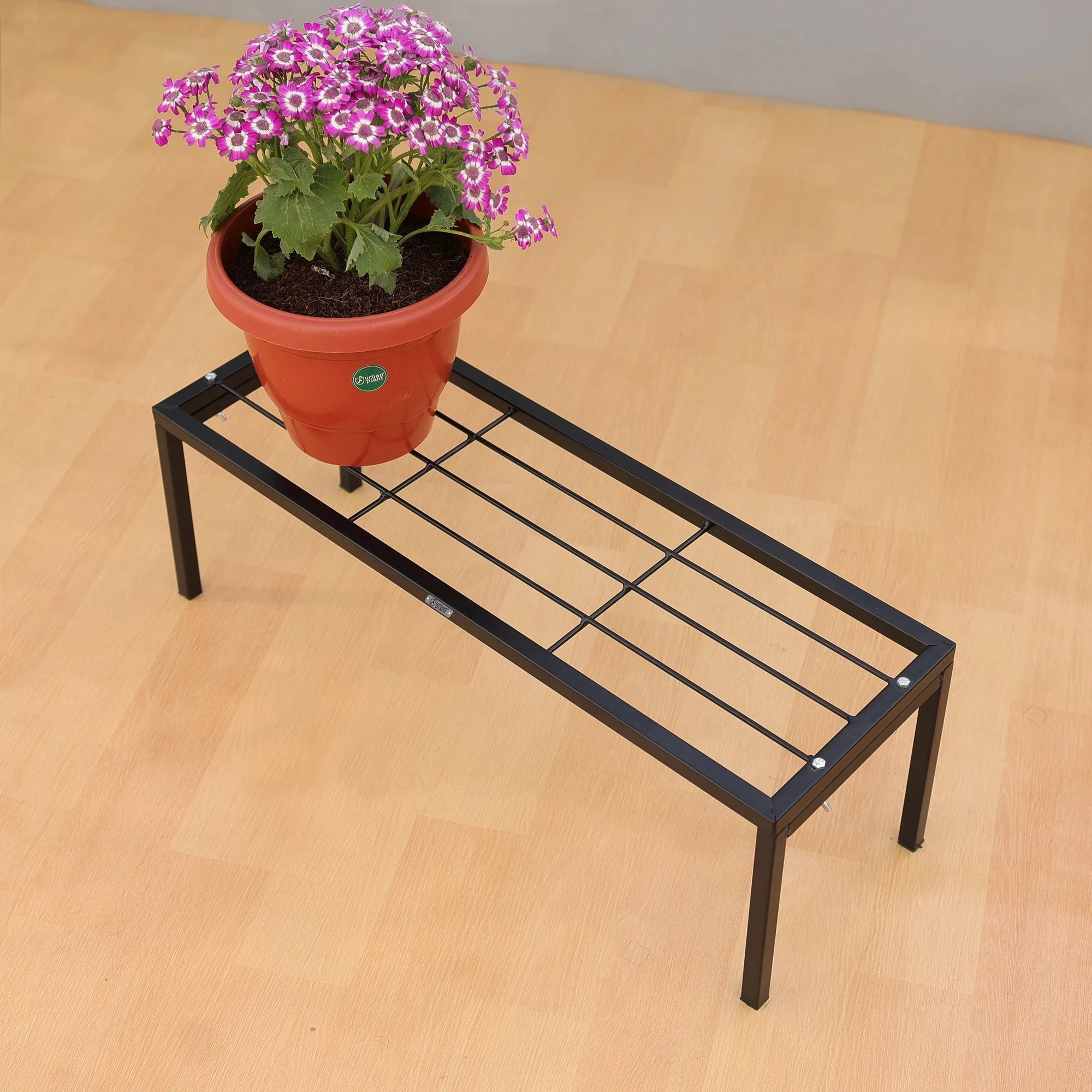 Urban Plant Apollo Metal Plant Stand for Garden (Black - Set of 1) Metal Stand Urban Plant 