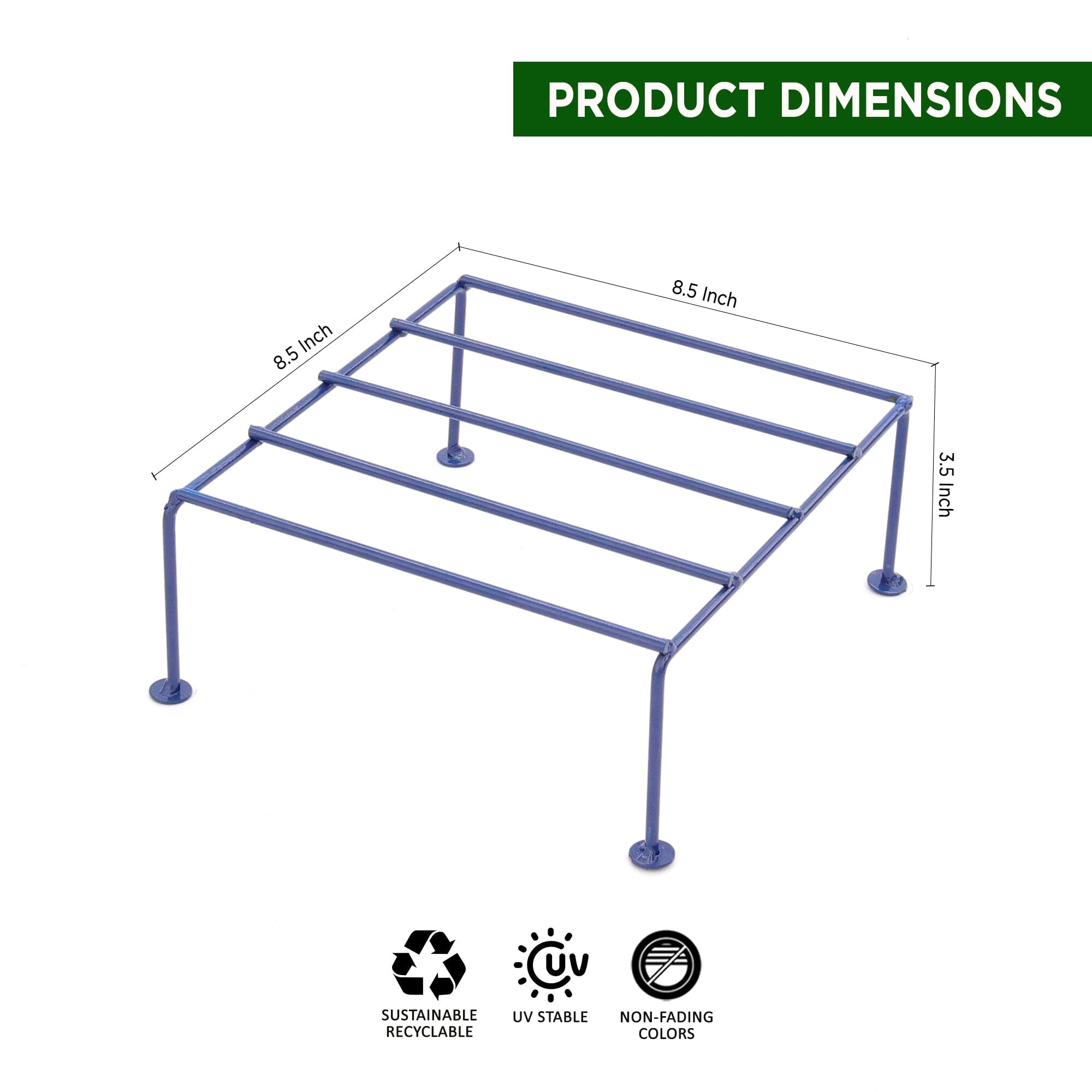 Urban Plant Titanium Stand (Set of 6 - Blue) Metal Stand Urban Plant 