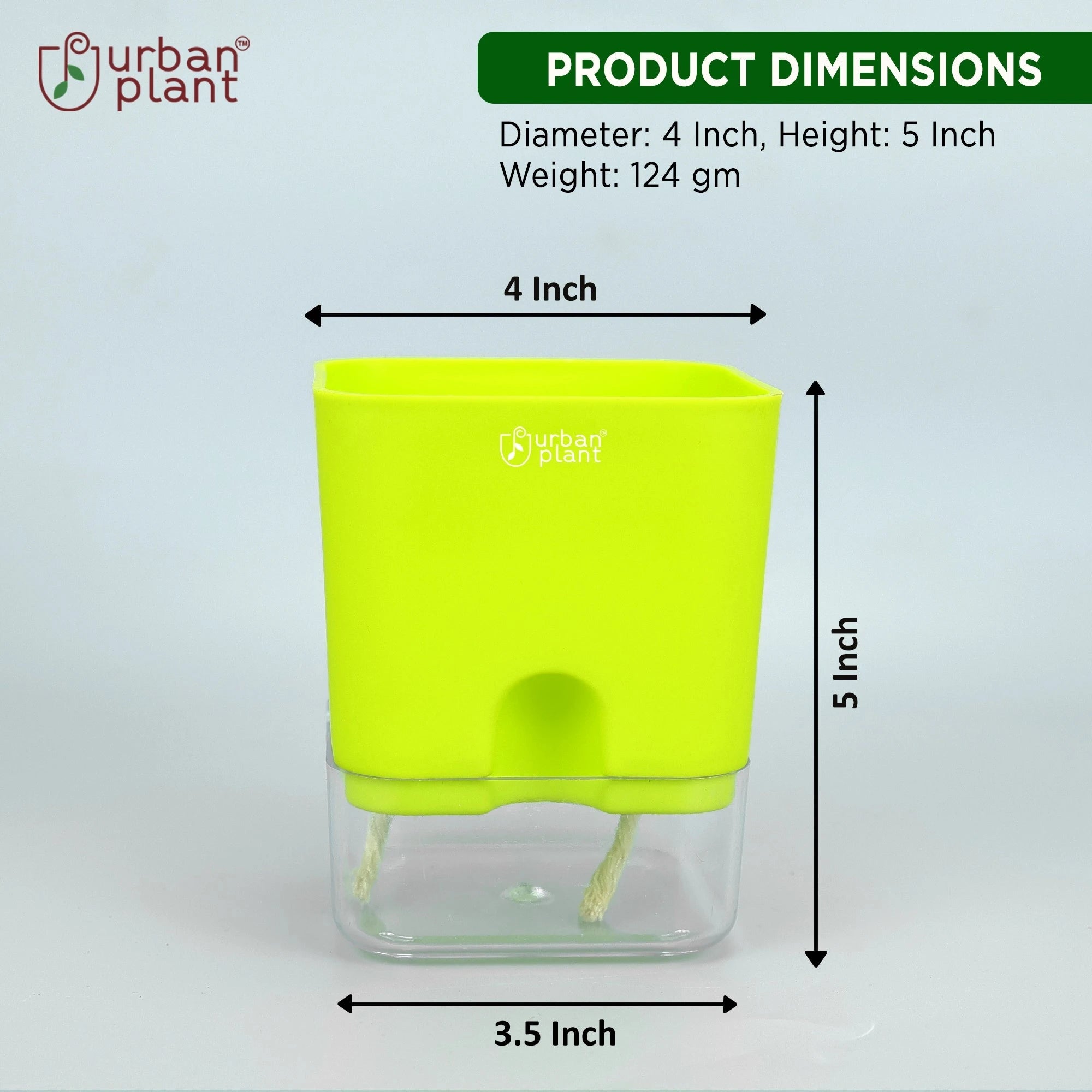 Aquaflow Self Watering Pot Plastic Pot Urban Plant 