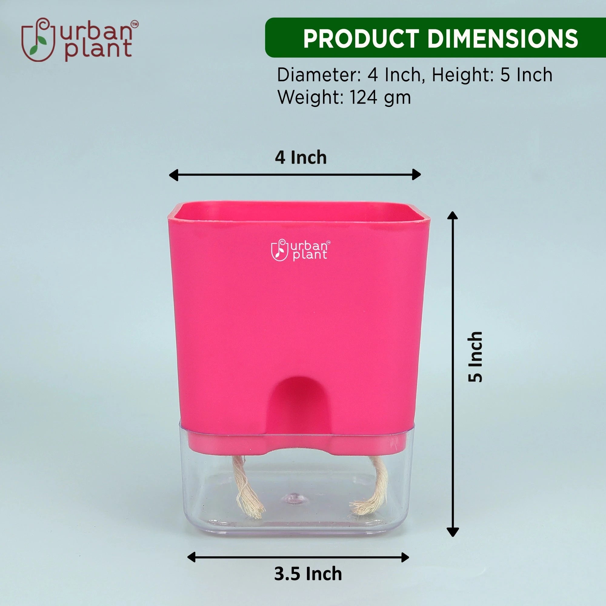 Aquaflow Self Watering Pot Plastic Pot Urban Plant 