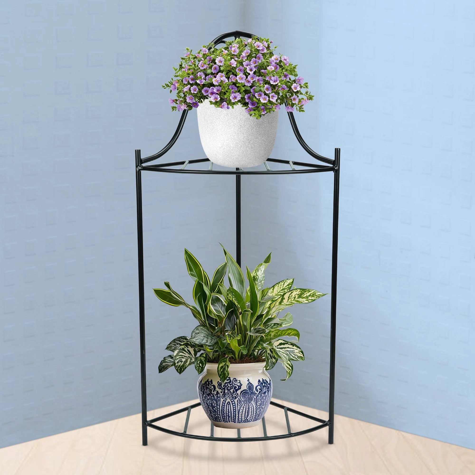 Urban Plant Corner Pot Stand - (Set of 2) Metal Stand Urban Plant 