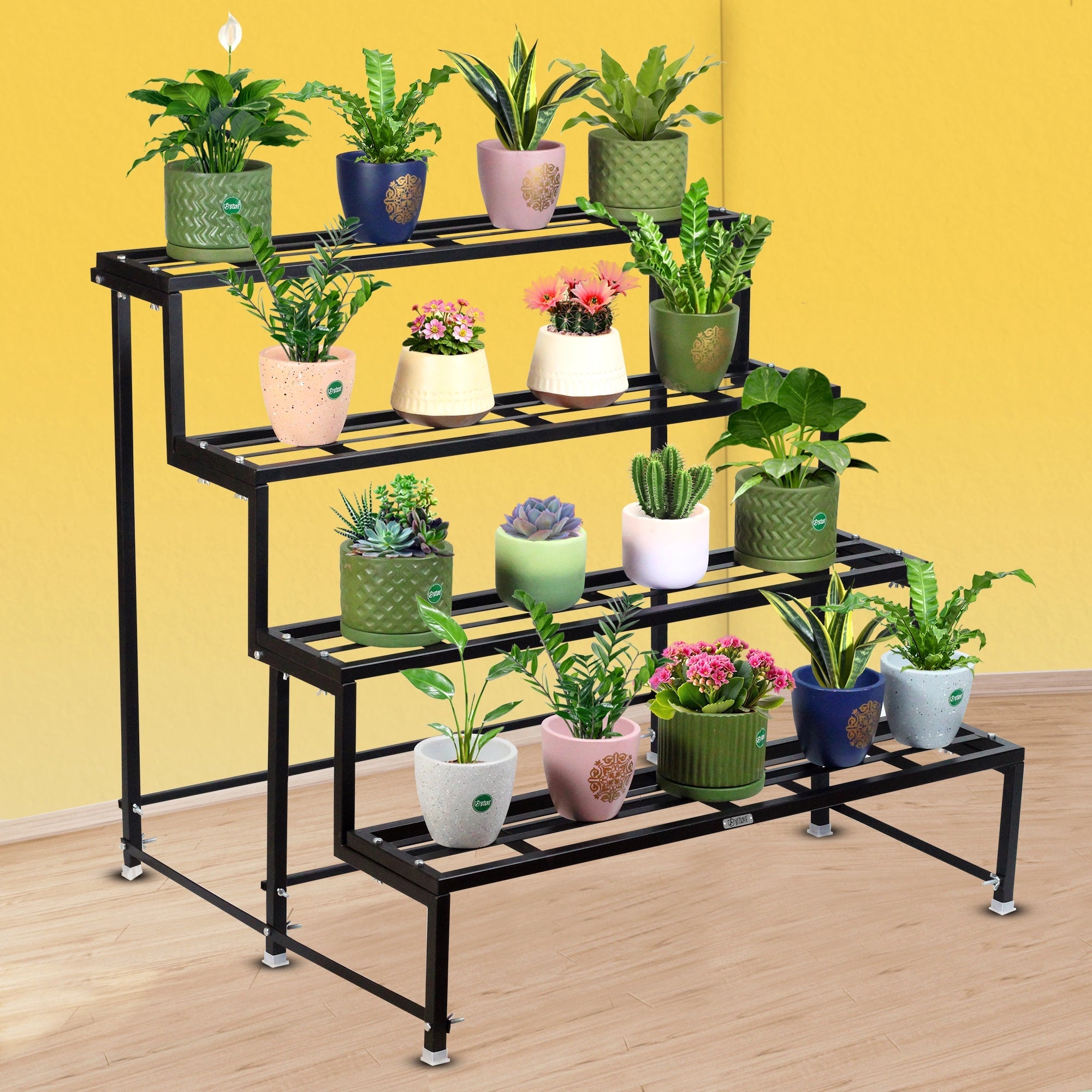 Urban Plant Heavy Duty 4-Step Planter Pot Stand Metal Stand Urban Plant 