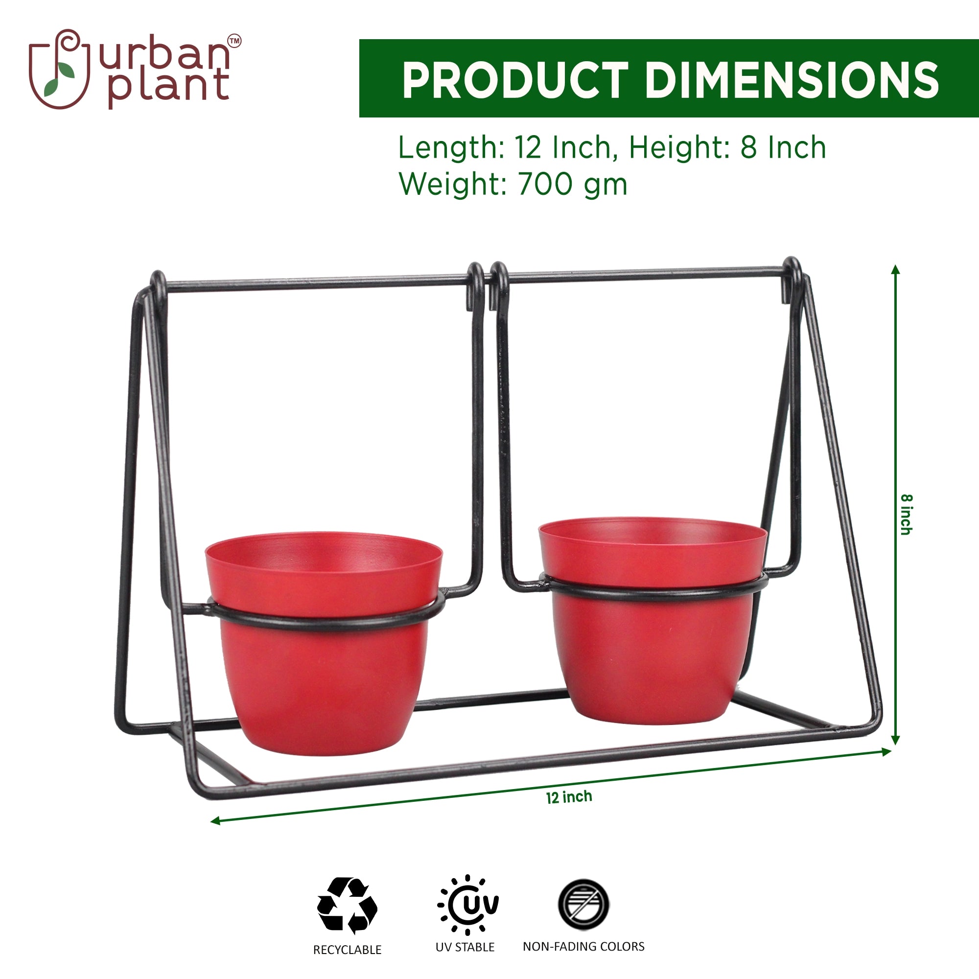 Orbit Metal Planter Metal Planter Urban Plant 